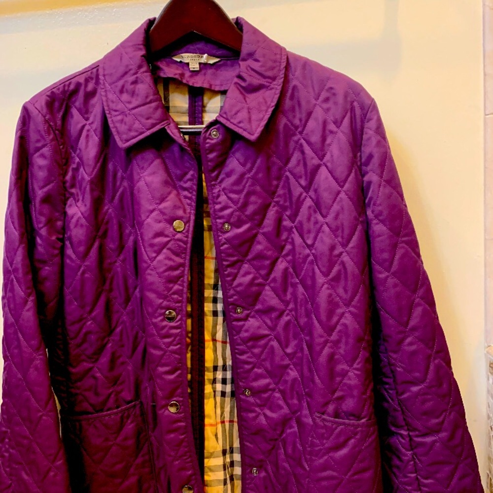PURPLE Burberry fall coat✨